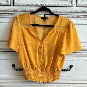 Yellow blouse